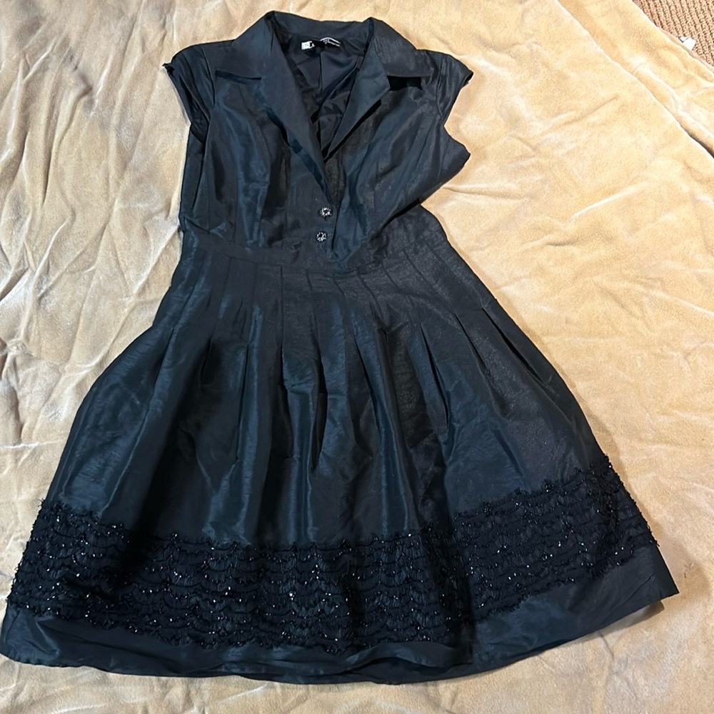 raw silk with beading